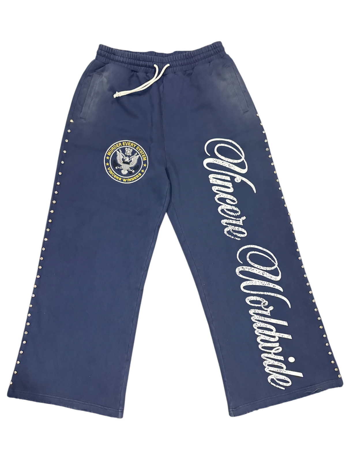 Navy “WorldWide” Pants