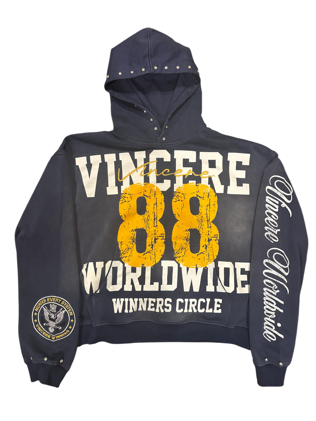 Navy “WorldWide” Hoodie