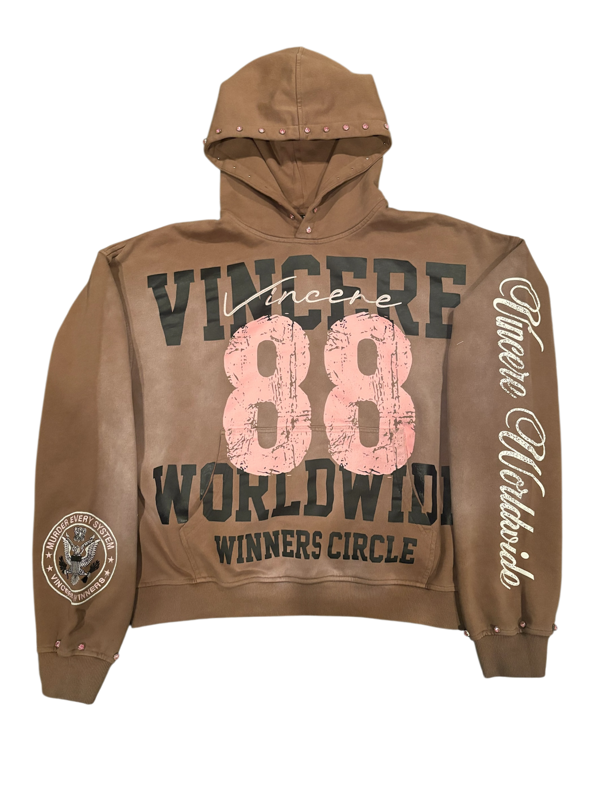Mocha “WorldWide” Hoodie