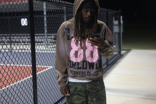 Mocha “WorldWide” Hoodie