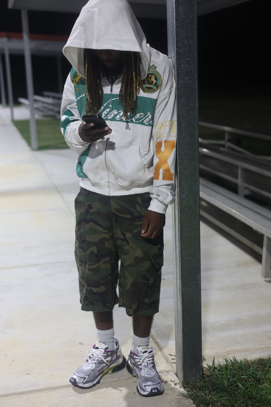 Green “ PRESTIGE” Zip-Up